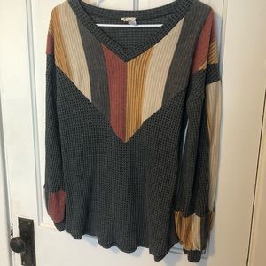 Waffle Sweater